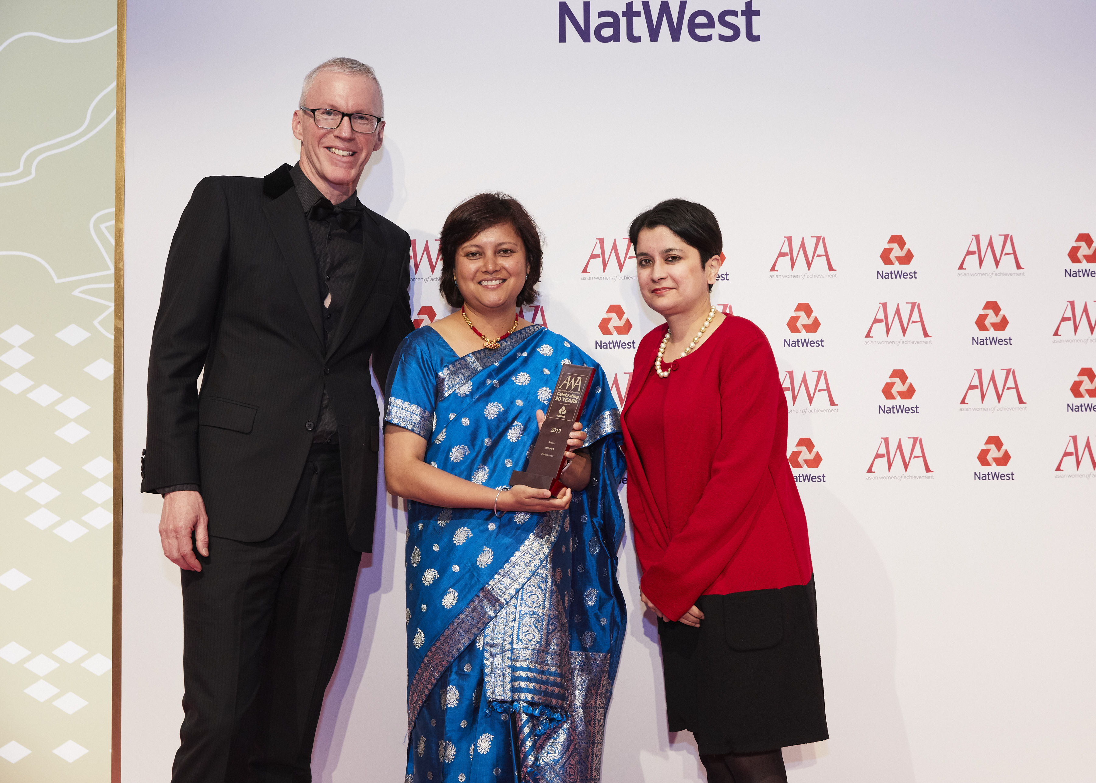 Manisha Nair winner of the 2019 AWA Science Award